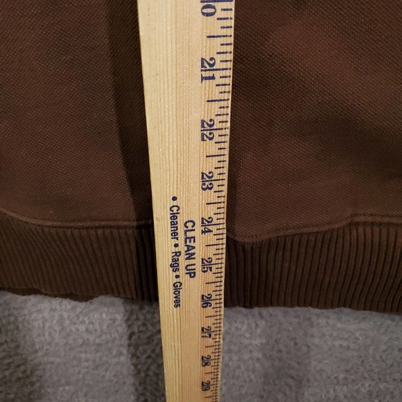 Vintage Kirra Hoodie Womens Extra Large Brown White Striped Full Zip Skater Punk - Picture 12 of 14